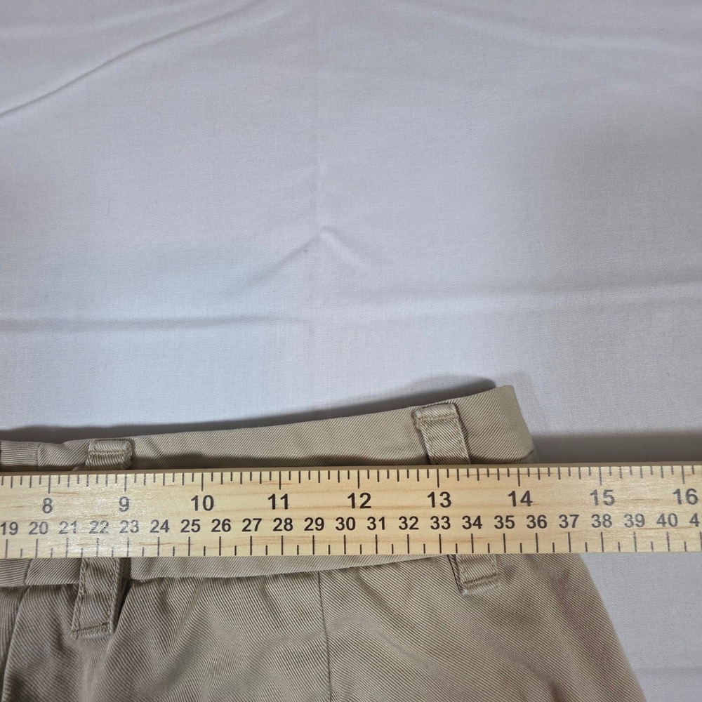 J.Crew Weathered Chino Shorts Khaki Classic Twill 100% Cotton Tan Women 0 - Picture 5 of 5